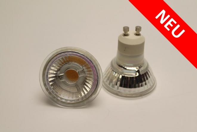 LED Spot 5 Watt Glas dimmbar, 230V 